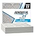 Aerostar 20x25x1 MERV 11 - 6 Count - Pleated HVAC, Furnace & Air Conditioner Filters - Removes Dust, Cold & Flu Germs, Lint, Mold, Pet Dander, Allergy-Causing Pollen, Smog & Smoke