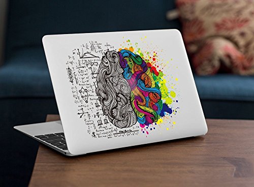 CAROKI New Art Removable Vinyl Decal Sticker Skin for Apple Macbook (Brain 1) - Image 3