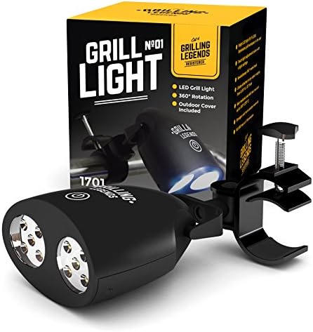 Barbecue Grill Light - 10 Ultra Bright LED Lights - Strong and Weather Resistant - Powerful LED BBQ Light for Charcoal/Electric/Gas Grill