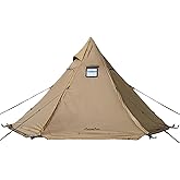 FIREHIKING Camping Hot Tent 2-4 Person Teepee Tent with Stove Jack for Backpacking Hunting
