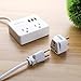 TESSAN Grounded Universal Travel Plug Adapter USA to Australia/China Travel Prong Converter Adapter Plug Kit for Australia/China(Type I) - 3 Pack(WHITE)