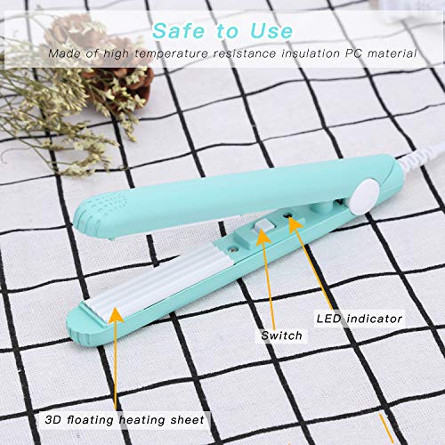 KARIDGE Mini Handheld Heat Bag Sealer for Airtight Food Storage Saver, Portable Hand Pressure Sealing Machine with 45 inches Cable, Reseal Potato Chip Snack Bags, Household Appliances for Kitchen - Mint - Thumbnail 2