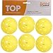 TOP Ball (The Outdoor Pickleball) - 6 Count - Yellow - USAPA Approved for Tournament Play