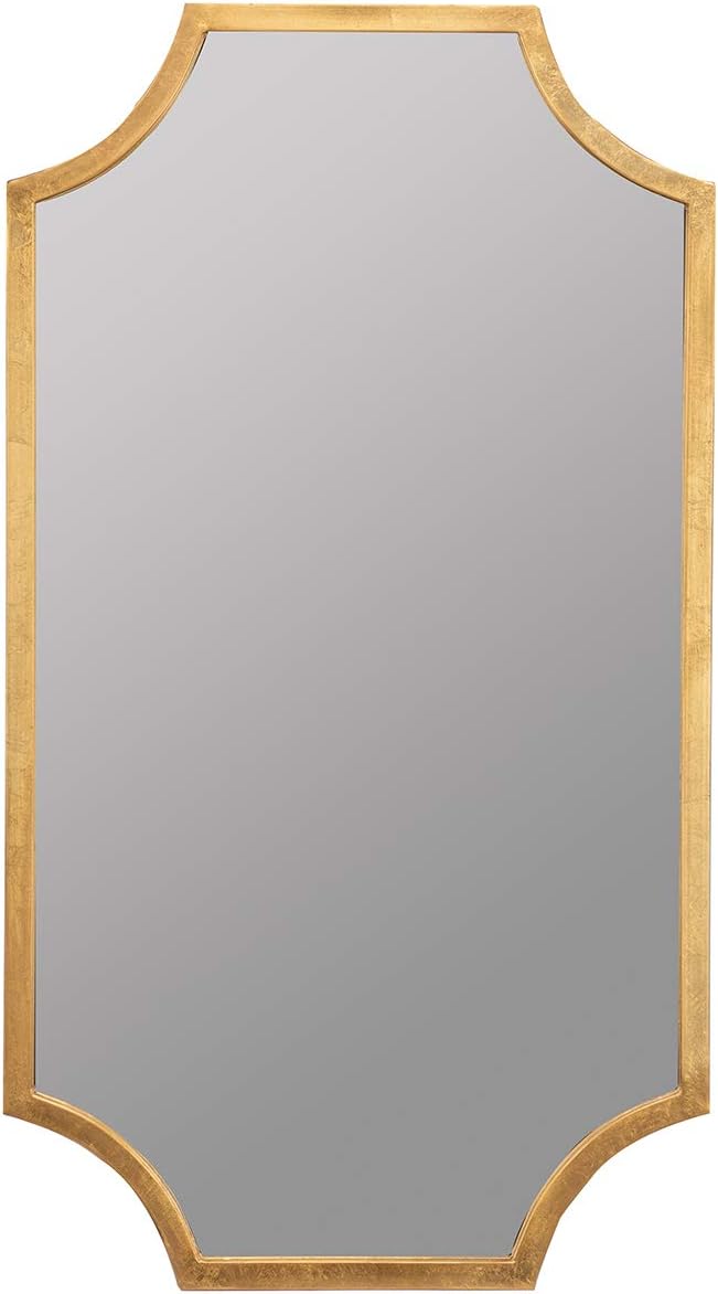 Amazon Com Hudson Co Olson Wall Mirror 20 W X 36 H Gold Furniture Decor