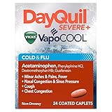 Vicks DayQuil Severe Cold and Flu Relief Caplets, 24 Count