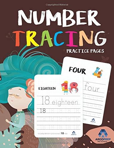 Number Tracing Book for Preschoolers: Ages 3+ and weekly FREE Bonuses Paperback – April 15, 2018