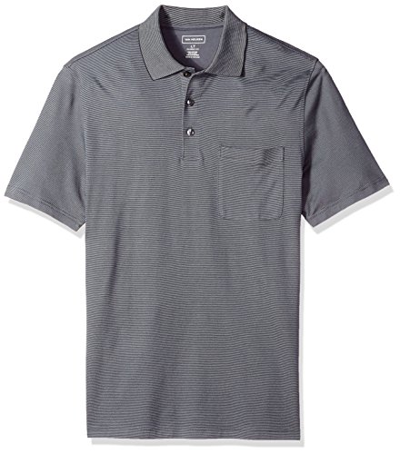 Van Heusen Men's Big and Tall Jacquard Stripe Short Sleeve Want