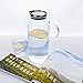 68 Ounces Glass Pitcher with Lid, Hot/Cold Water jug for Coffee, Lemonade, Iced Sun Tea,Beverage, Milk