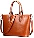Heshe Womens Handbag Leather Shoulder Cross Body Tote Bags Satchel Handbags and Purses for ladies