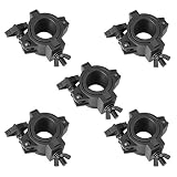 mountain ark 5 Pack 33lb Stage Light Clamps for DJ Lighting Products Par Light Plastic O Clamp Fit 3 Size Pipe Diameter: 25mm 36mm 48mm