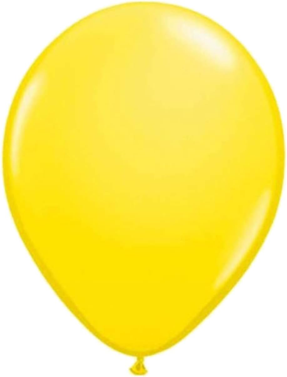 Folat 08168 Yellow Balloons 30 cm-10 Pieces, Costumes