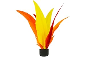 Jazzminton Sport - 10 Replacement Birdies - Indoor & Outdoor Extra Feather Birdies for Paddle Ball Game, Pickleball, Badminton, Tennis