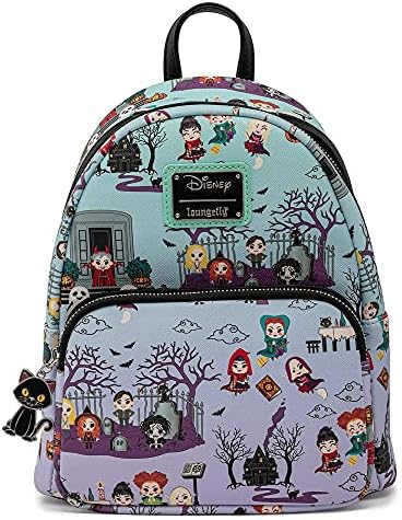 Loungefly Disney Hocus Pocus Chibi Characters Mini Backpack Amazon.com | Loungefly Hocus Pocus Chibi Mini Backpack  main image 2