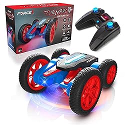 Force1 Tornado Red LED Remote Control Car for Kids