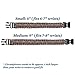 The Friendly Swede Paracord Survival Bracelets - Set of 2 - Easy to Open Clasp (Orange Gun-Metal, for 6.49 inches / 16.5 cm Wrists)