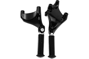HCmotorku Motorcycle Rear Passenger Foot Pegs Rests Pedal Mount Kit Fit For Harley Sportster XL 883 1200 Iron Forty-Eight 48 