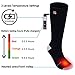 Rechargeable Battery Heated Socks Kit for Chronically Cold Feet for Women and Men (Dark blue)