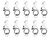 Aweek Air Acoustic Earpiece Headset for Kenwood TH-F6 BAOFENG Two Way Radio UV-5R UV-5RA Plus BF-888S UV82 GT-3 Walkie talkie (10 Pack)