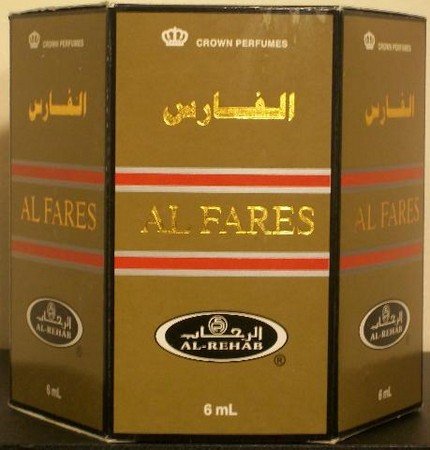 Al Fares - 6ml (.2oz) Roll-on Perfume Oil by Al-Rehab (Crown Perfumes) (Box of 6)