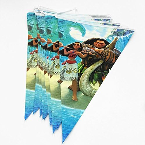Brockhill Trading Moana Party Bunting Banner 2.5 m Decoration