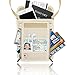AIKELIDA RFID Blocking Passport Holder Neck Stash Pouch Security Travel Wallet - Taupe