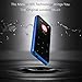 MP3 Player - HonTaseng Portable Sport Bluetooth Metal Music Player With Touch Button, Up To 60 Hours Playback Time, Lossless Sound With Voice Recorder And FM Radio, Expandable 64GB TF Card-Blue