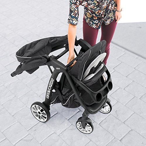 1 Chicco+BravoFor2+Standing+Stroller+Eucalyptus