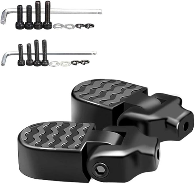 BESPORTBLE 1 Pair Bicycle Foot Pegs Bike Aluminum Alloy Rear Pedals Safety MTB