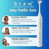 Beam Electric Dental Flosser for Teeth - 3 Minute Flossing with 3 Months Heads view 5