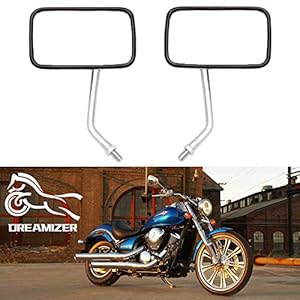 DREAMIZER 10mm Chrome Motorfiets Spiegel voor Schaduw Magna 750 Spirit 1100 VTX 1300 1800 Vulcan VN 500 800 1500 1600…