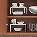 Sorbus Pantry Cabinet Organizers -Features Stackable Expandable Shelves Made of Steel - Ideal for Pantry, Cabinet, Countertop, and Much More in Kitchen/Bathroom (White)