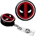 Deadpool Inspired Symbol Real Charming Premium Decorative ID Badge Holder (Belt Clip HD)