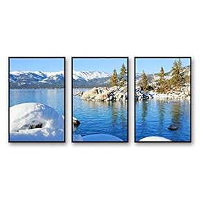 3 Piece Framed Canvas Wall Art for...