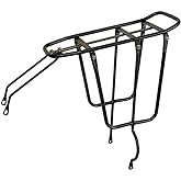 YUNNUO Bicycle Cargo Rack Rear Bike Rack,Bike Luggage Rack fits Most Mountain Bikes and Road Bikes,130 lbs(60KG) Capacity
