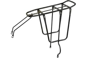 YUNNUO Bicycle Cargo Rack Rear Bike Rack,Bike Luggage Rack fits Most Mountain Bikes and Road Bikes,130 lbs(60KG) Capacity