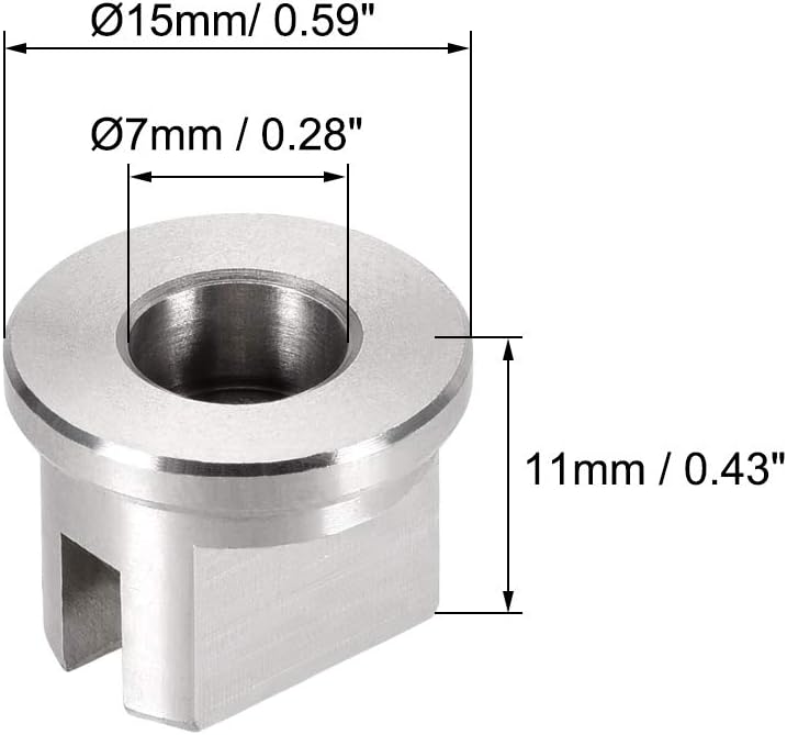 sourcing map Flat Fan Spray Tip, 110 Degree Stainless Steel Nozzle (1.8mm Orifice Diameter), 110 Degree (1.8mm Orifice Dia) - Image 3