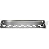 Weber&reg; Griddle Warming Rack &amp; Resting Tray for 30" Slate&reg; Griddles | Easy‑Install Adjustable Rack, Raised Edges &amp; Narrow Heat Slots for Keeping Food Warm, Toasting &amp; Adding Extra Cook Space