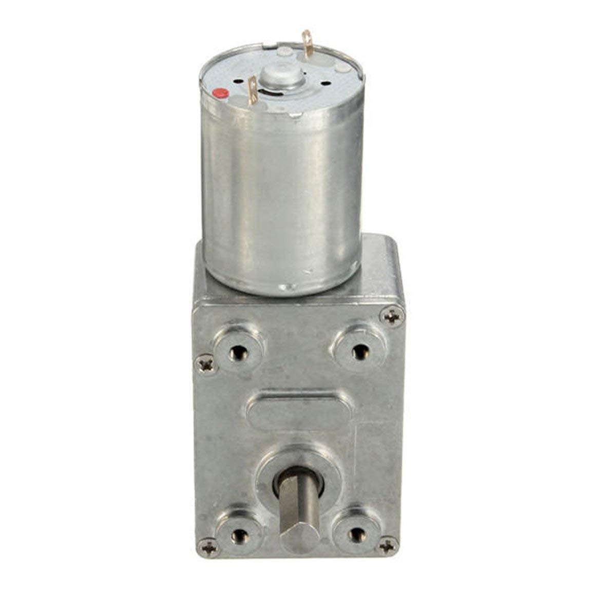 Motore DC 12V Con Riduttore Worm &ndash; Bassa Velocit&agrave; (10 Giri), Coppia Alta 1 N.m &ndash; Ideale Per Elettrodomestici E Progetti