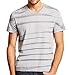 Kenneth Cole Men's All Over Print Slub Knit V-Neck T-Shirt-Seagull-Medium