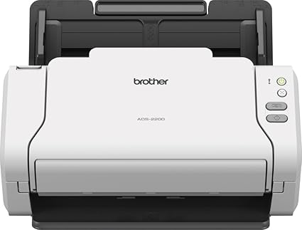 Brother ads-2200 Dokumenten-Scanner Desktop mit Duplex, Weiß