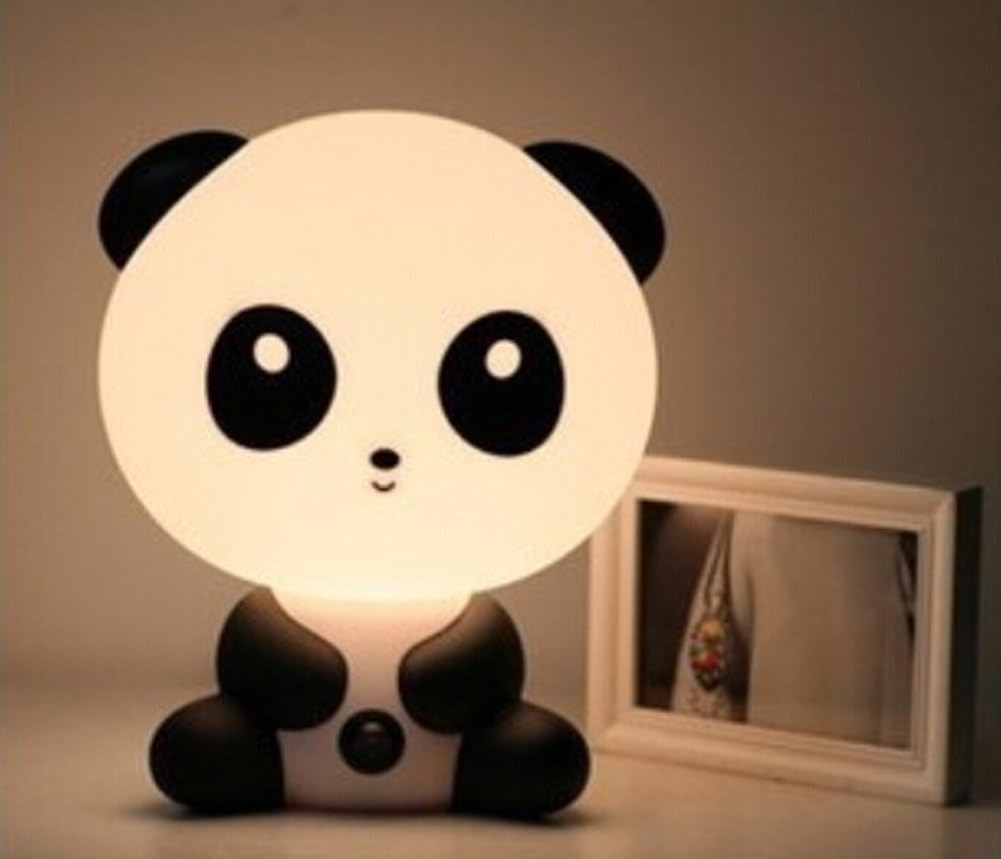 Wintimes Lovely Baby Room Light Cartoon Panda Kids Bed Lamp Night Sleeping Desk Lamp Light Best for Holiday Gifts