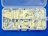 Generic M2.5 Nylon Hex M-F Spacer/Screw/Nut Assorted Kit, for Raspberry-Pi, Standoff.