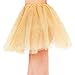 YoungLove Women's Classic 3 Layered Tulle Sparkling Sequin Tutu Skirt, Golden
