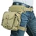 Drop Leg Bag Tactical - Thigh Pack Motorcycle Waist Leg Pouch - Military Hip Bum Bag for Men Women - Cycling Fanny Pack Waist Bag Travel Purse Pocket Sling Chest Shoulder Bag for Outdoor Hiking Racing