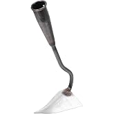 DOITOOL Triangle Hoe 12.4 Inch Manual Garden Cultivator with Sturdy Iron Head for Soil Digging Weeding and Manuring in Home Lawn and Farm Care