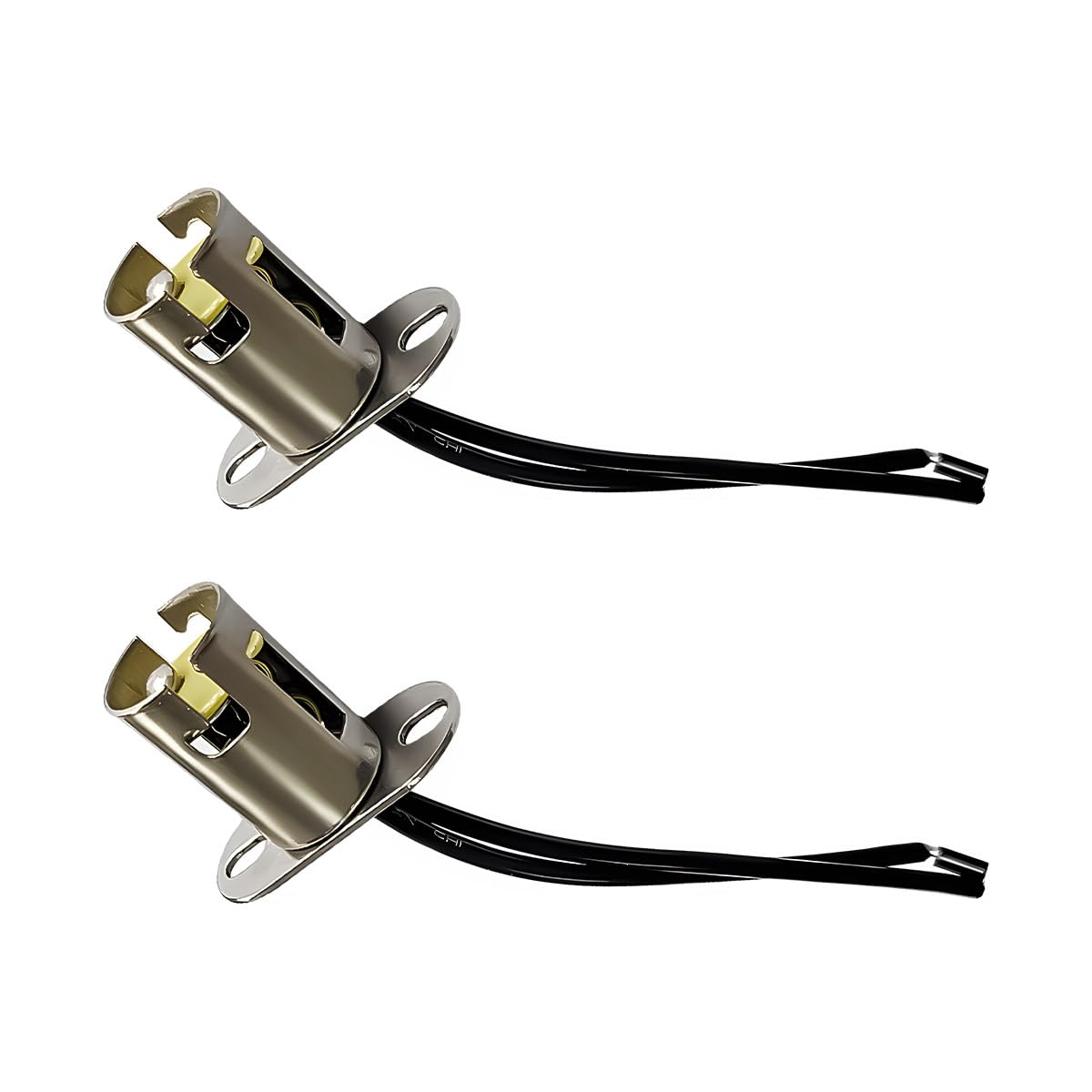 Photo 1 of Wevdn 2 PCS Car Bulb Socket, BAY15D 1157 LED Light Bulb Snap-in Socket Holder with Wire Connector, Automotive Bulb Socket Adapter for Brake Lamp Turn Signal Light, Car accessories