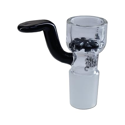 Blaze Glaskopf mit Sieb und Griff - schwarz NS 19