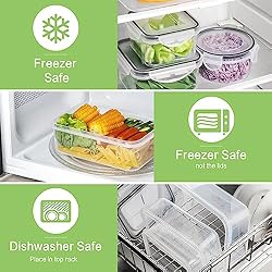 HOMBERKING 32 Pieces Food Storage Containers Set