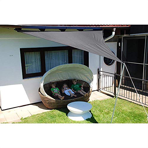FBSPORT Sonnensegel Sonnenschutz für Terrasse Dreieckig 3.6x3.6x3.6 Wasserdicht Oxford Tuch 95% UV-Schutz für Garten… – Bild 6