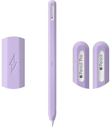 iPad本体 パープル カバー付き Apple Pencil Amazon.com: NimbleSleeve Silicone Protective Sleeve (Apple Pencil